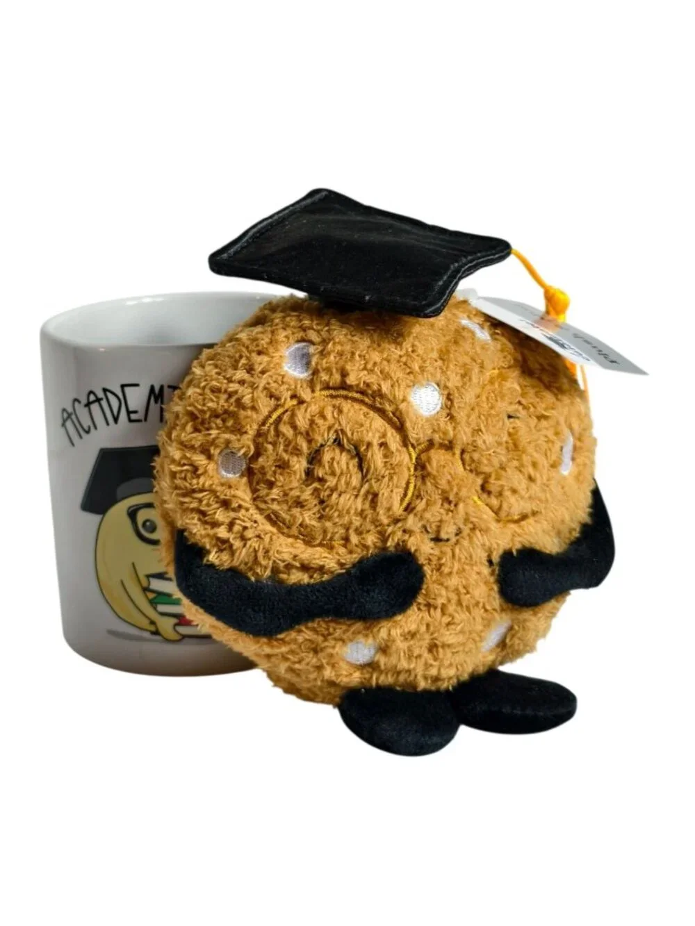 Celebrate Academia Nut Graduation Mug Plush Nut Toy Funny Grad Gift Keepsake
